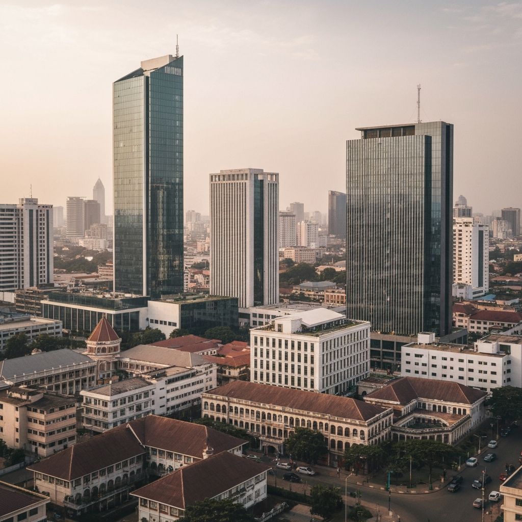 Modern African business district